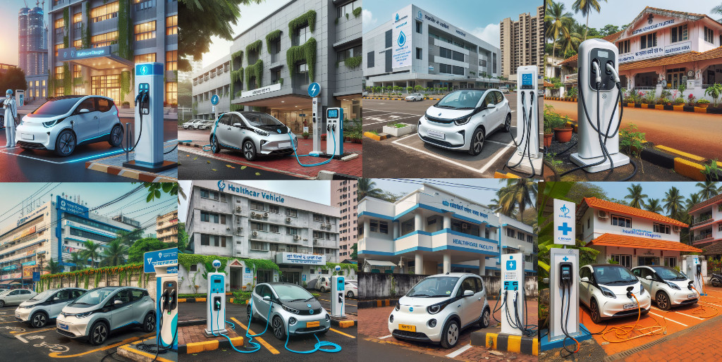 Electric Vehicle Charging Solutions for Healthcare Facilities by EV Cosmos - India's leading Electric Charging System Provider