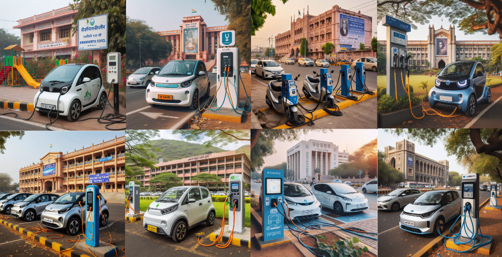 Electric Vehicle Charging Solutions for Education Sector by EV Cosmos - India's leading Electric Charging System Provider